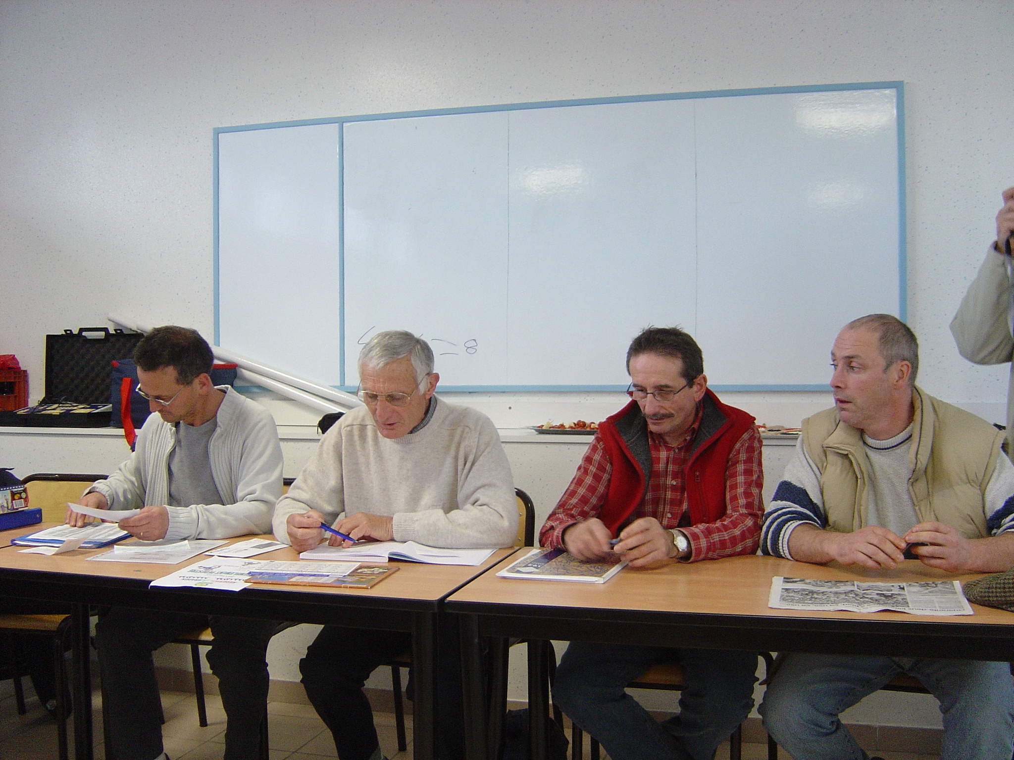 René Jaouen, Robert Flecher, Dominique Boche et Thierry Lestideau